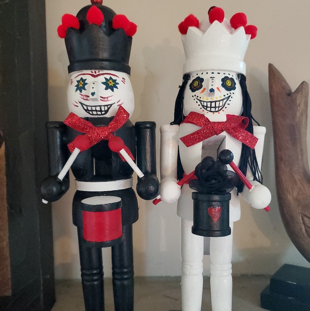 Hand Painted Nutcrackers day of the dead 2